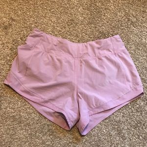 Lululemon high waisted track shorts